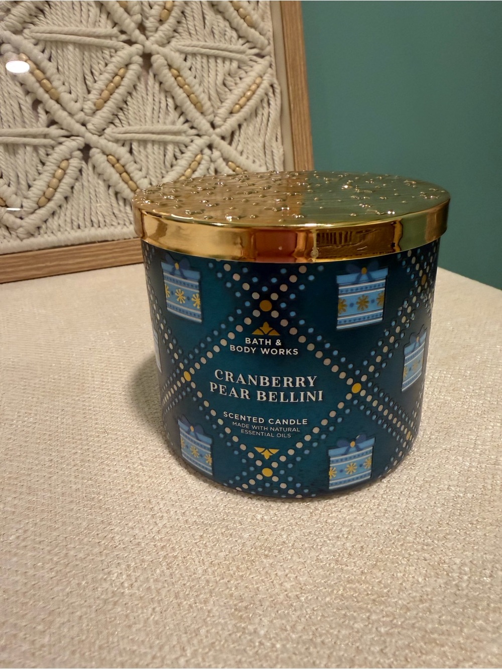 Bath & Body Works Cranberry Pear Bellini Scented Candle